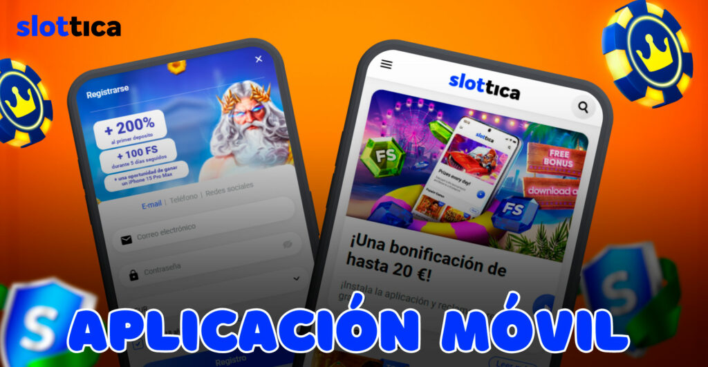 Slottica está optimizada para móviles